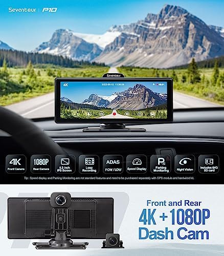 Seventour Radio Estéreo Portátil Para Automóvil 9.3 Con Carp