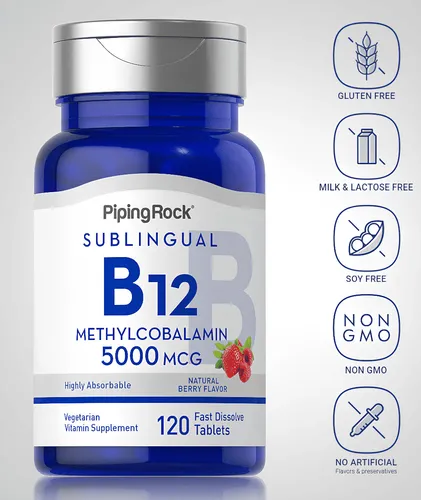 Vitamina B12 Sublingual Metil B12 Methyl B12 Adolescentes