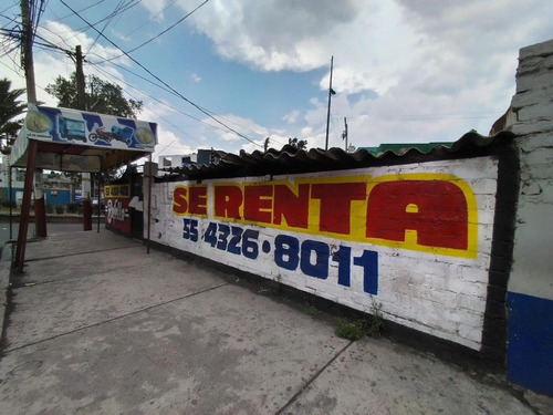 Terreno Comercial En Renta Tlahuac