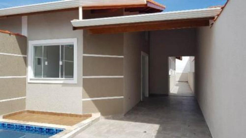 Casa Nova Com Piscina No Bopiranga Em Itanhaém - 4995 | Npc