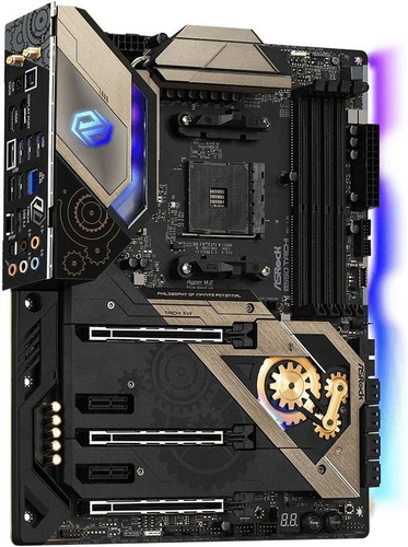 Tarjeta Madre Asrock B550 Taichi Amd Ryzen Ddr4 Pcle 4.0 Color Negro