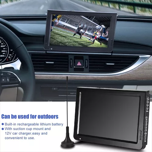 Acogedor TV para coche, 10 pulgadas 1080P HDMI portátil Smart TV, ATSC Car  Digital TV, estéreo de alta sensibilidad, sintonizador de TV digital