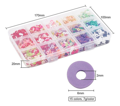 Cuentas De Arcilla Para Hacer Pulseras Juego De B B 6 Mm
