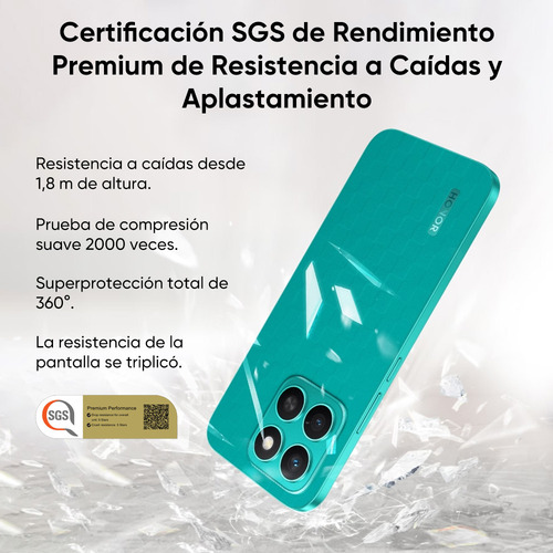 Honor X8C 4g Sí 256 GB 8 GB 5000mah 6.7'' 120hz Verde