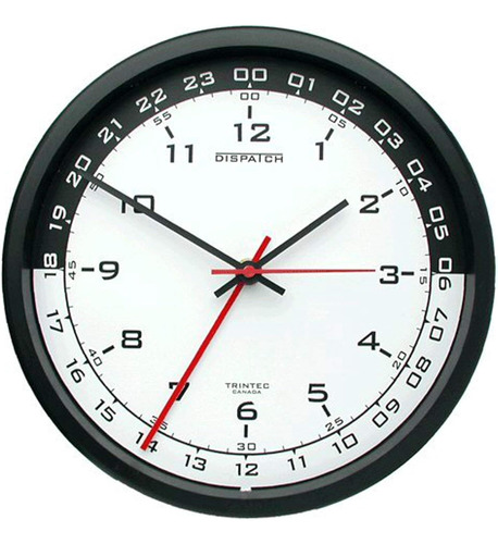 Trintec 12 & 24 Horas Hora Militar Swl Zulu Time 24hr Reloj 