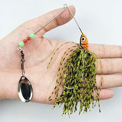 Fisherman Señuelo Pesca Metal Duro Spinner Kit Cebo Para 1d