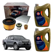 Comprar Kit 4 Filtros Y Aceite Gulf 5w30 X3 Ford Ranger 3.2 2.2 Tdci