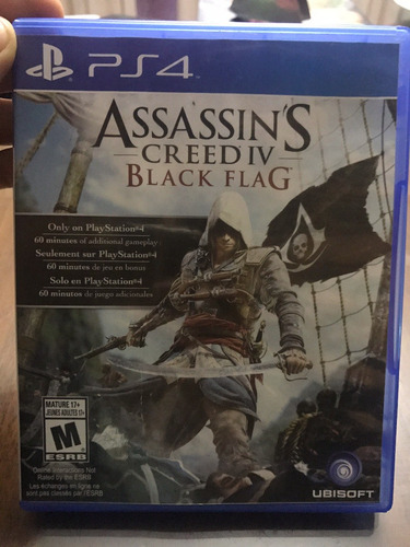 Ven Cambio Juego Ps4 Assassin's Creed Iv Black Flag + Manual