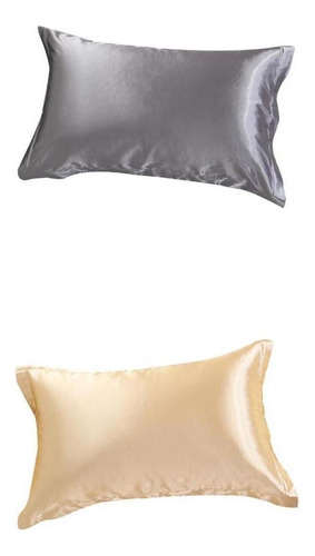 2 Fundas De Almohada De Seda Mulberry King, Tamaño 19 X 29