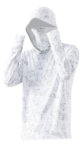 Protección Solar De Los Hombres Sudadera Con Capucha Camisa