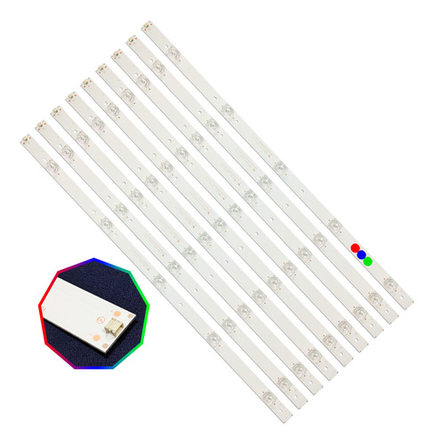 Kit Leds Haier 50ce1850d2 (9tiras) - Aluminio, Nuevo.
