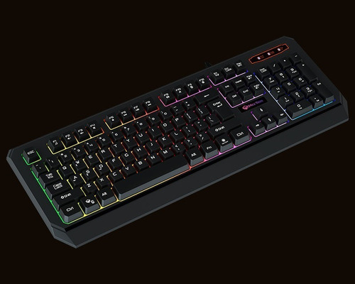 Imagen 2 de 6 de Teclado Gamer Retroiluminado Rgb Waterproof Meetion Mt-k9320
