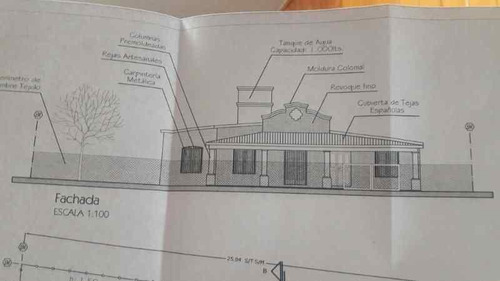 Casa Estilo Colonial - 3 Doritorios - Despeñaderos