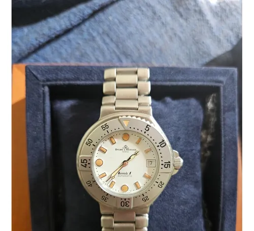 comprar Relógio Suíço Automatico Baume Et Mercier Formula S Branco