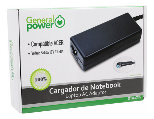 Cargador Notebook Compatible Con Acer 19v