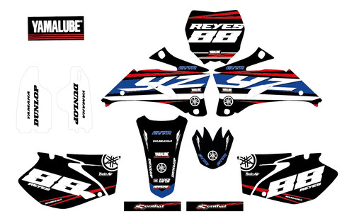 Calcas, Stickers , Calcomanias Yamaha Yzf 250 2010-2013