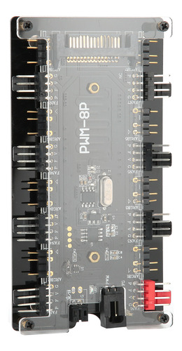 Controlador Remoto Inalámbrico 2 En 1 Case Fan Hub Pwmargb P