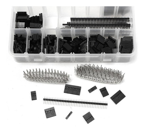 Kit De Conector De 2,54mm Pcb Cabezal Conector Carcasa