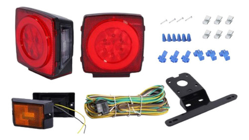 De Luces Traseras Led De 12v Resplandor Impermeable Piezas 1