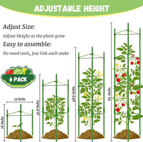 Jaula De Tomates Legigo Para Soporte De Plantas De Jardín, P