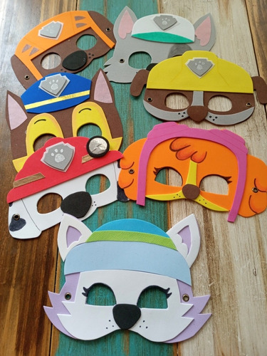 Antifaces Artes Eva  Cumples Paw Patrol Pers Souvenir X10