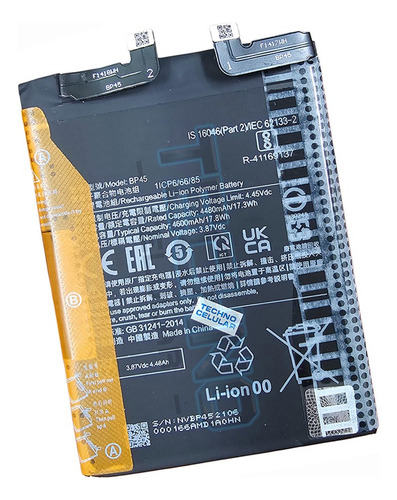Bata Para Xiaomi Mi 12 Pro Bp45 4600mah