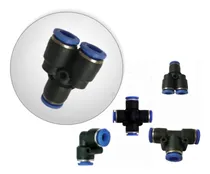 Comprar Conexao Pneumatica Uniao Emenda Engate Rapido -mangueira 8mm