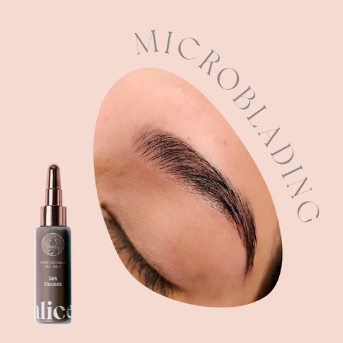 Pigmentos Microblading Alice Cosmetic 25 Tonos Cejas 15ml Color Dark Chocolate