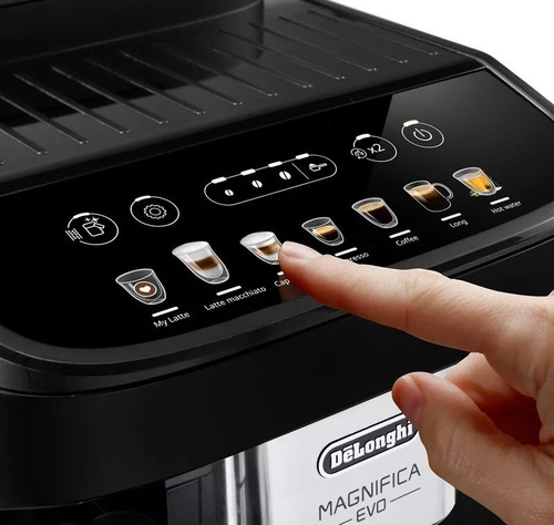 Imagen 3 de 7 de Cafetera Delonghi Magnifica Evo Lattecrema Metal Ecam29081tb