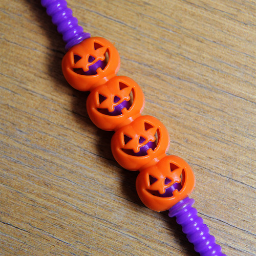 Canudo Tema Halloween 22cm Pct C/5 Cor Abóbora