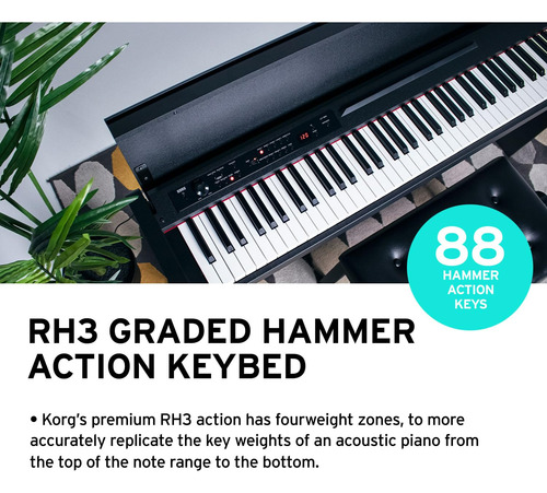 Piano Digital Para El Hogar Con 88 Teclas Y Altavoces Integr Rosewood