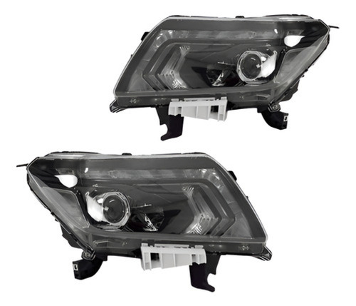 Jogo Farol Frontier Attack Mascara Negra Manual S Led 17/19