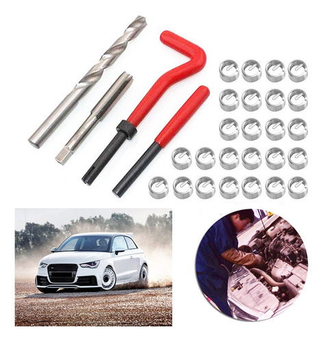 W, Kit Reparación Roscas Métricas M3 M4 M7 M9 M11 Juego D J