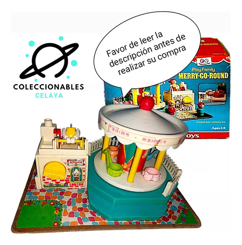 Carrusel Antiguo Antigüedad Feria Colección Circo Maqueta (Usado)
