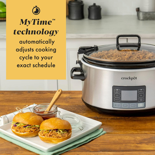 Olla De Cocción Lenta Crock-pot, 6.6 L, 1500 W