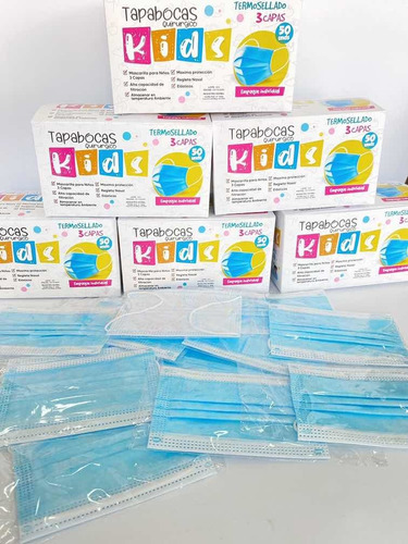 Tapaboca Niño Termosellado Pediát - Unidad a $378
