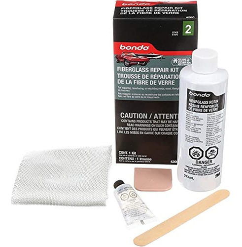 Kit De Reparación 3m 420 Fibra De Vidrio Y Resina 45 Pinta