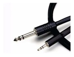 Imagem 1 de 1 de Cabo P2 Stereo X P10 Stereo De 2 Metros Frete Grátis