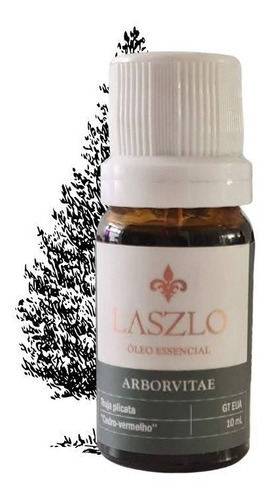 Oleo Essencial Arborvitae Cedro Vermelho Gt Eua Laszlo 10 Ml
