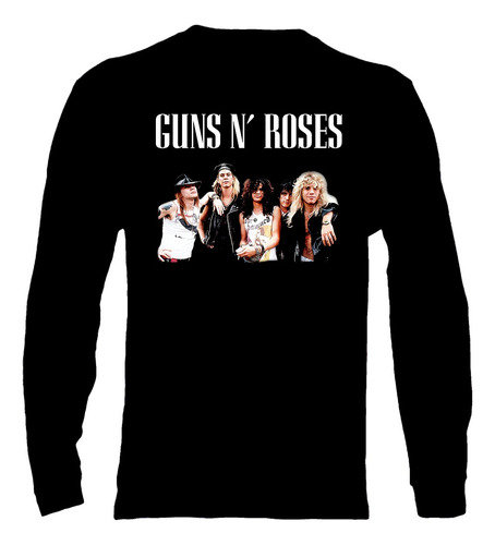 Polera Manga Larga Guns N' Roses - Ver 05 - Banda