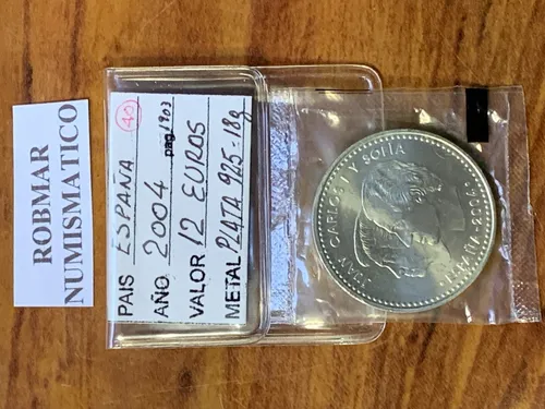 Robmar-españa-año 2004 De 12 Euros De Plata 0,925 Cellada