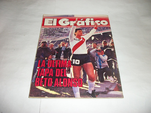 Alonso Despedida Del Futbol 1987 - Lote Dos Revistas Con P /