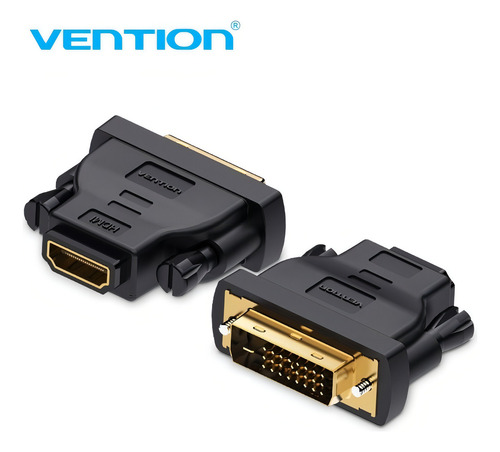 Adaptador Hdmi H A Dvi 24+1 Negro Vention
