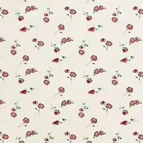 2025 Papel De Regalo Con Estampado De Rosas, Amarillo Rojo