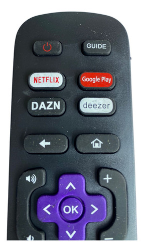 Controle Remoto Para Tv Aoc Smart Roku 32 E 43 Polegadas