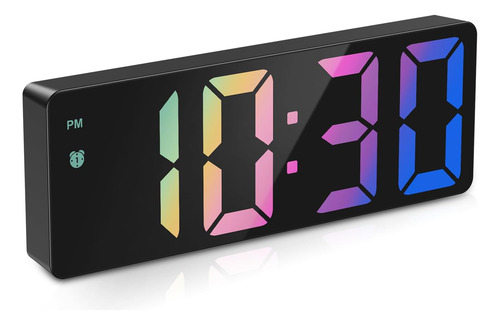 Reloj Despertador Digital Led De 16 Cm Con Repetición Y Cont