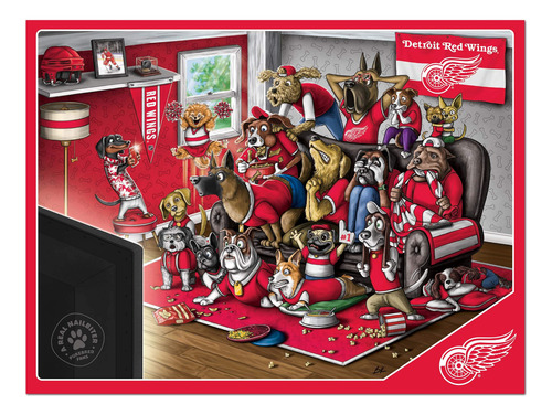 Puzzle Youthefan Nhl Detroit Red Wings Purebred Fans, 500 Un