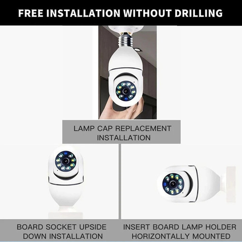 Yi Iot 5g 2,4g 2mp Wifi Bombilla Cámara