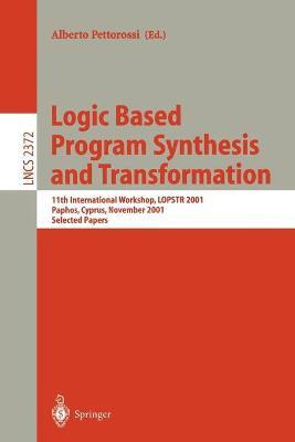 Libro Logic Based Program Synthesis And Transformation : ...