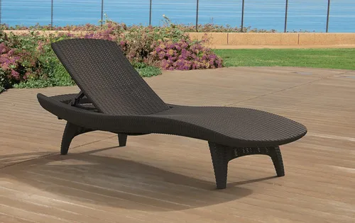 Reposera Piscina Simil Rattan. !!! Color Marrón